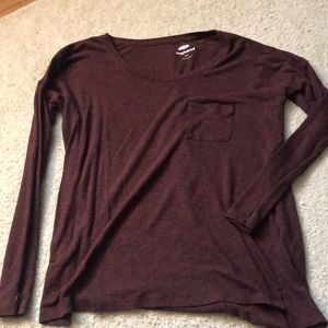 EUC Old Navy Boyfriend long sleeve top